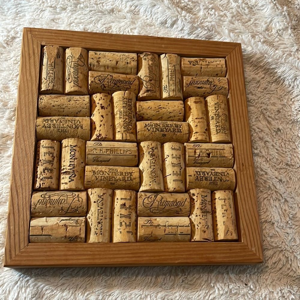 Wine cork trivet
